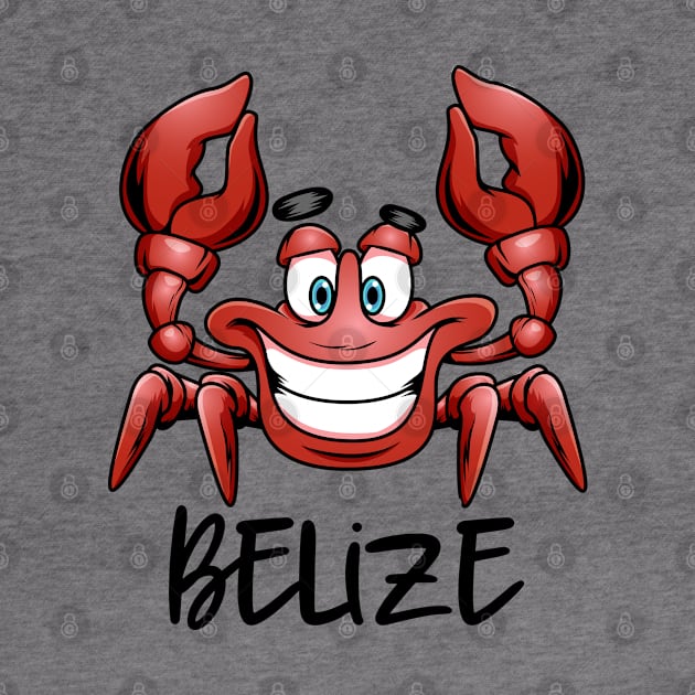 Belize Beach Cruise Red Crab by BDAZ